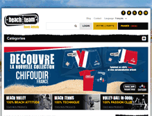 Tablet Screenshot of beachteam.fr